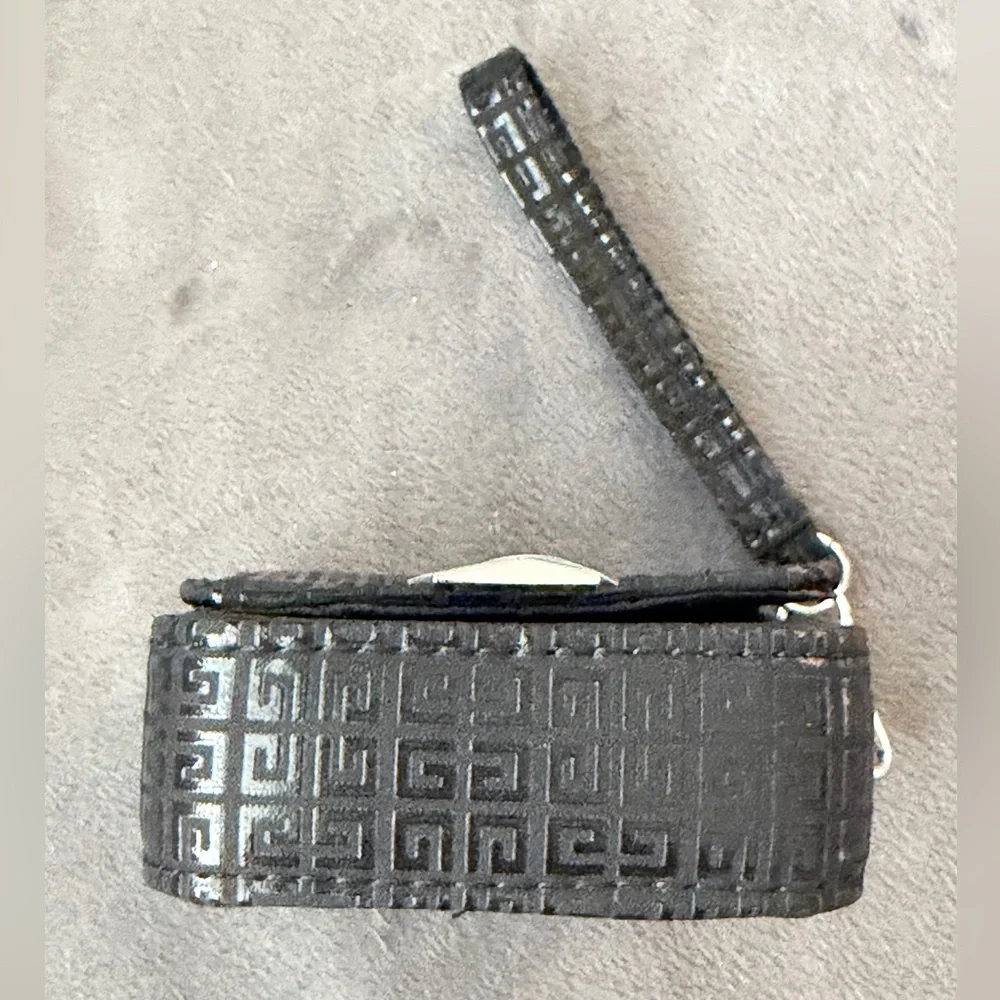 Givenchy Black Embossed Wristlet Coin Purse and AirPods Holder - GWP - Picture 6 of 12